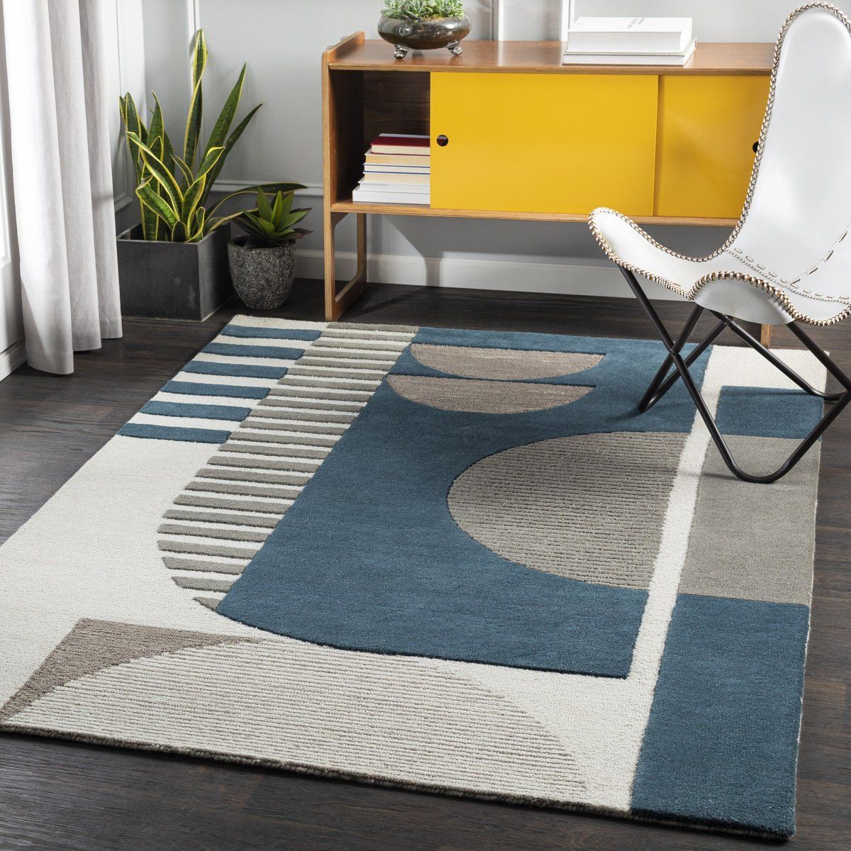 Surya Brooklyn 26206 Area Rugs | Wool Contemporary / Modern Area Rugs | Rugs  Direct Within Modern Indoor Rugs (View 3 of 15)