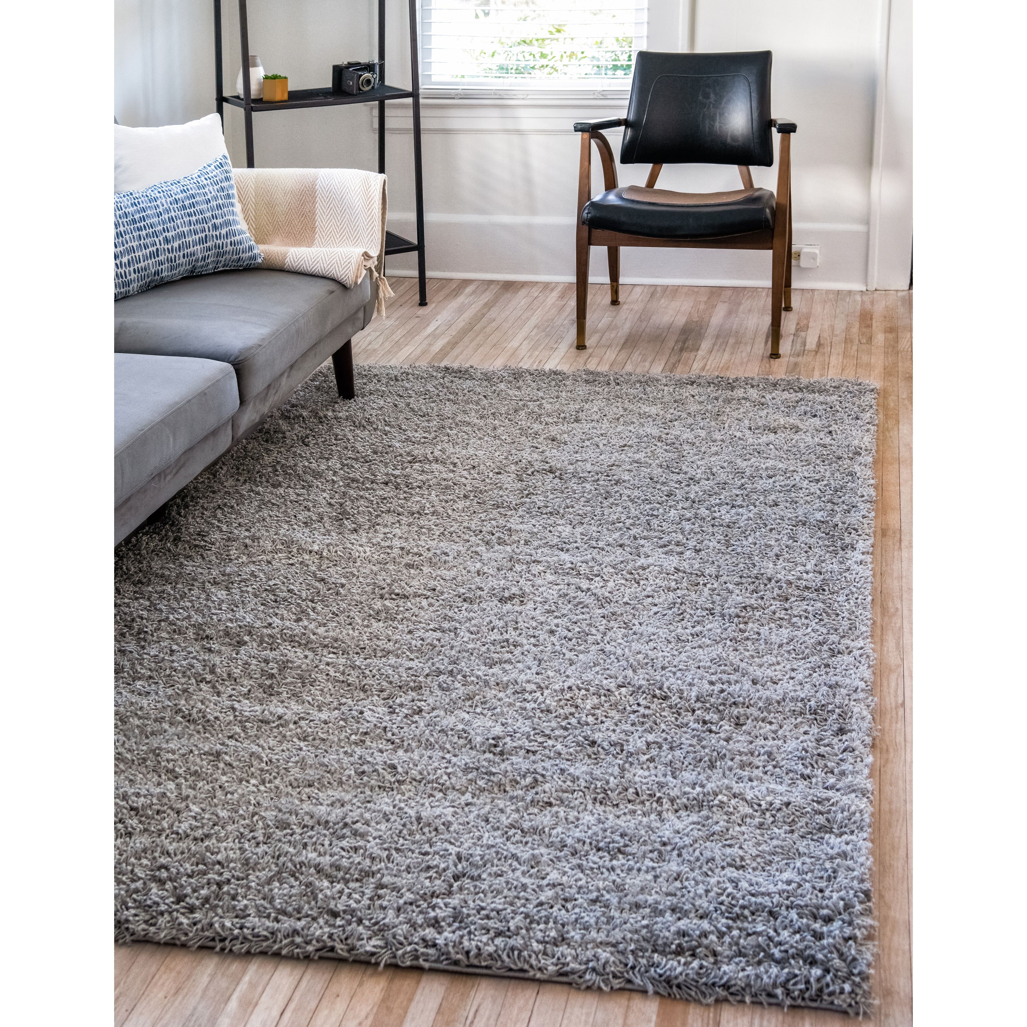 Unique Loom Solid Shag Area Rug – Overstock – 21118644 Within Solid Shag Rugs (Photo 15 of 15)