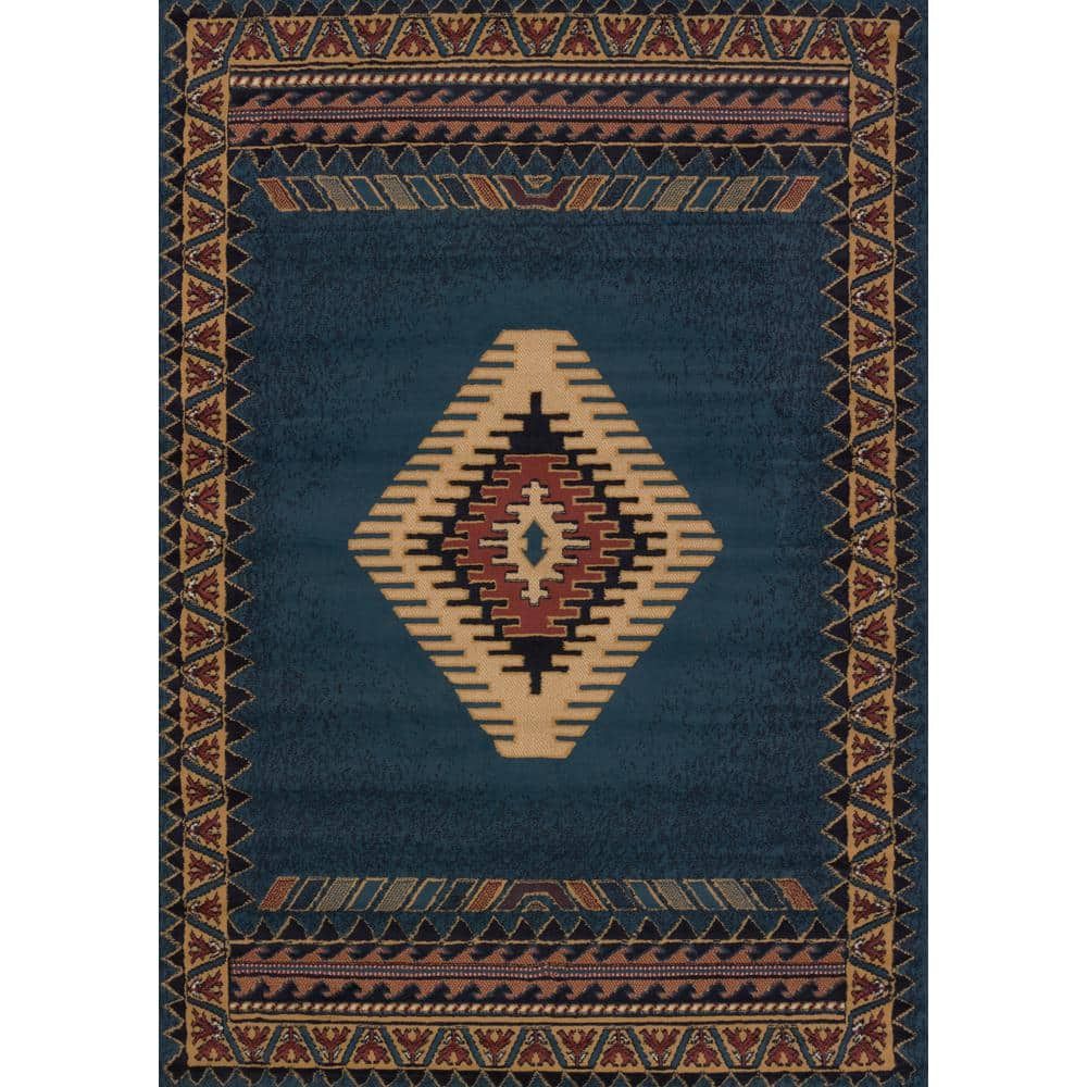 United Weavers Manhattan Tucson Lt Blue 1 Ft. 10 In. X 3 Ft. Accent Area Rug  940 27060 24 – The Home Depot Regarding Blue Tucson Rugs (Photo 9 of 15)