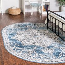 Wayfair | Blue Oval Area Rugs You'Ll Love In 2023 Pertaining To Blue Oval Rugs (View 3 of 15)