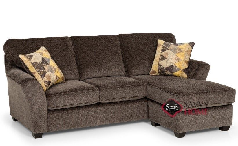 112 Fabric Sleeper Sofas Chaise Sectionalstanton Is Fully Customizable You | Savvyhomestore Pertaining To Convertible Sofas With Matching Chaise (Photo 13 of 15)