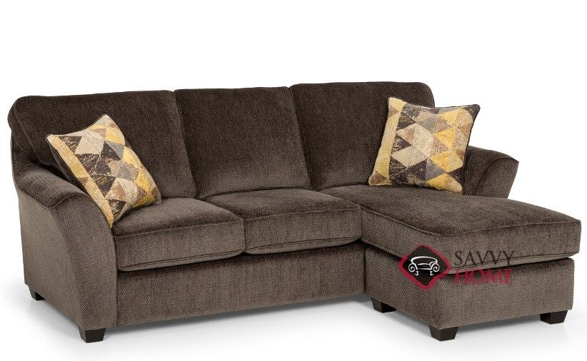 112 Fabric Stationary Chaise Sectionalstanton Is Fully Customizable You | Savvyhomestore With Convertible Sofa With Matching Chaise (Photo 5 of 15)