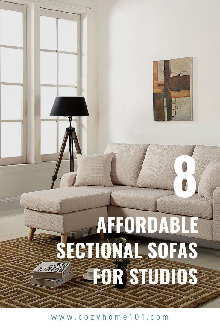 8 Affordable Sectional Sofas For Studios | Modern Sofa Sectional, Modern  Furniture Living Room, Sectional Sofas Living Room Pertaining To Studio Sectional Couches (View 6 of 15)
