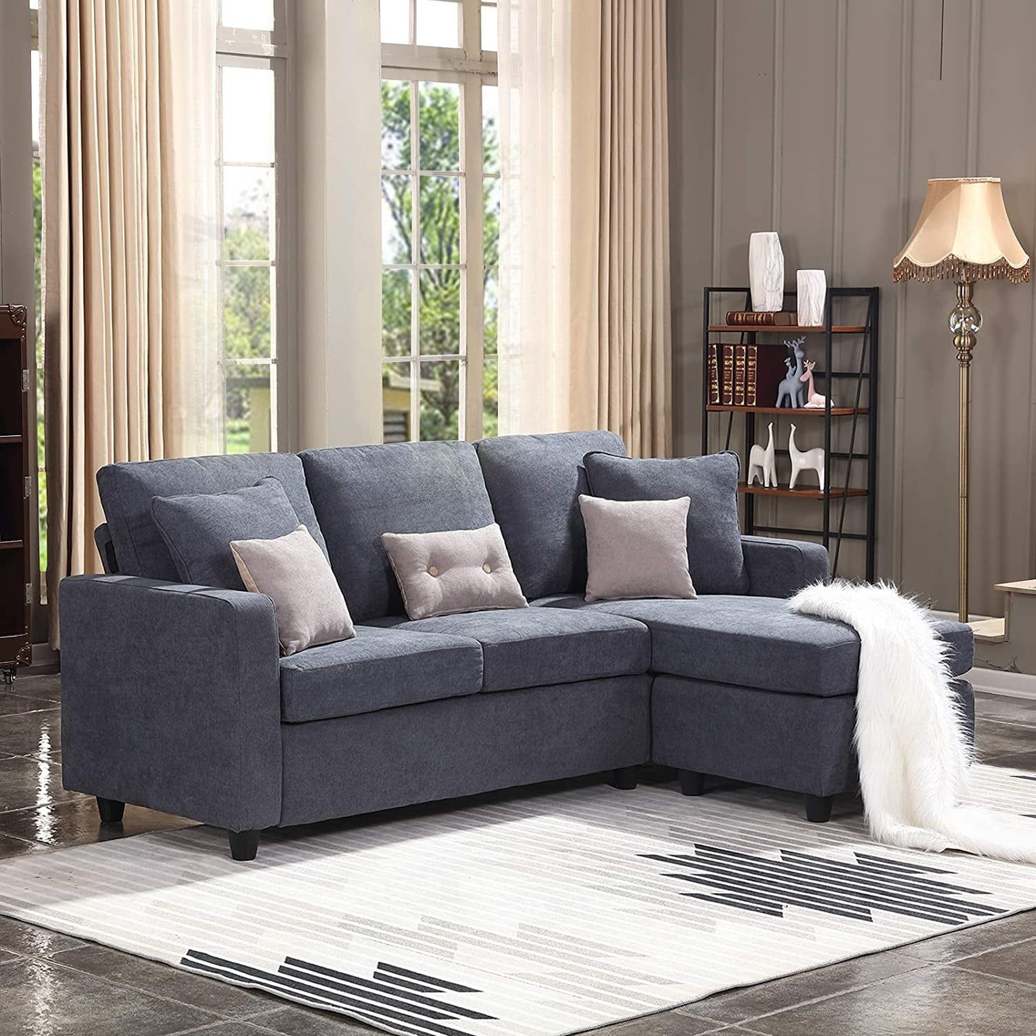A Bestselling Sofa: Honbay Convertible Sectional Couch | The Most Popular  Home Products Customers Are Buying On Amazon | Popsugar Home Photo 7 Within Convertible Sectional Sofa Couches (View 13 of 15)