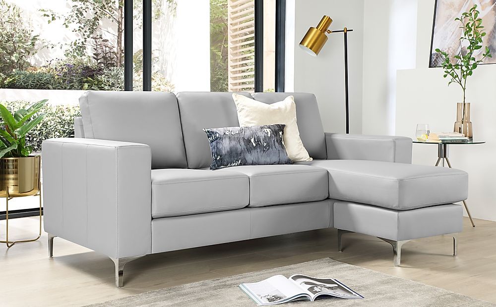 Baltimore Light Grey L Shape Corner Sofa | Furniture And Choice Throughout L Shaped Corner Sofa Couches (Photo 8 of 15)
