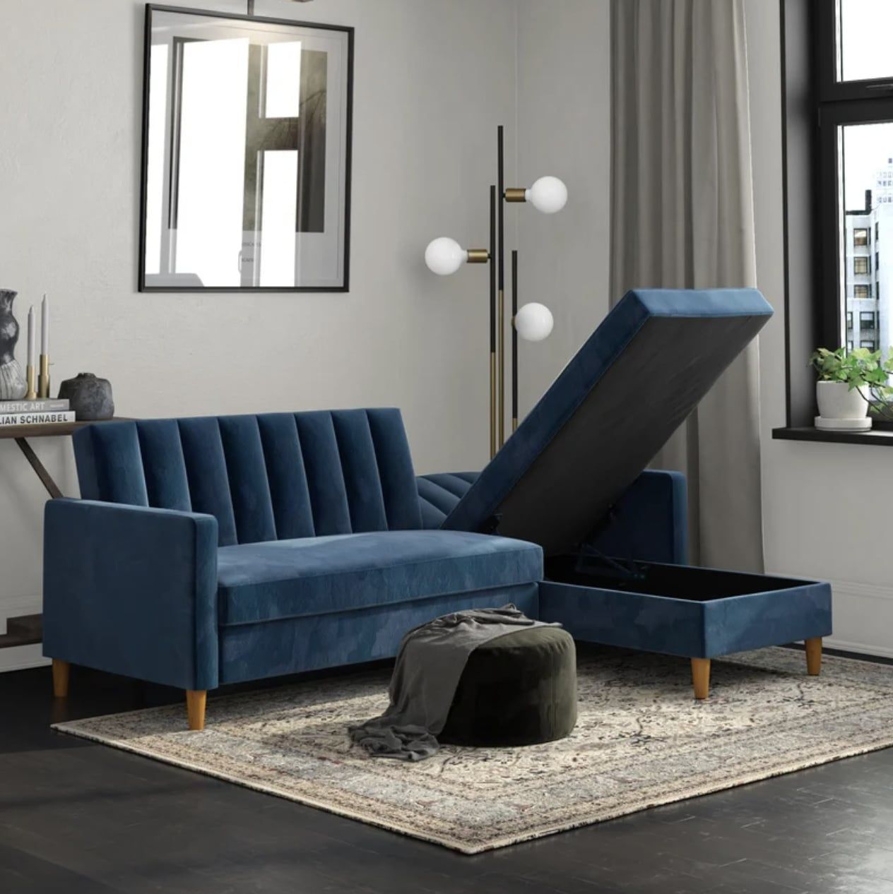 Best And Most Comfortable Sofas With Storage 2022 | Popsugar Home Pertaining To Convertible Sofas With Matching Chaise (Photo 9 of 15)
