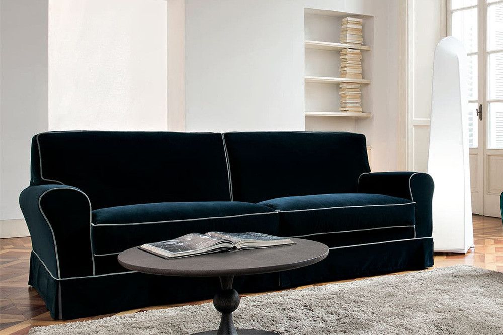 Classic 2, 3, 4 Seater Rolled Arm Skirted Sofa Murano | Bodema Pertaining To Sofas With Rolled Arm (View 6 of 15)