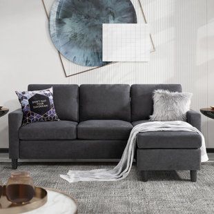 Couch With Ottoman | Wayfair Regarding 7 Seater Sectional Couch With Ottoman And 3 Pillows (Photo 7 of 15)