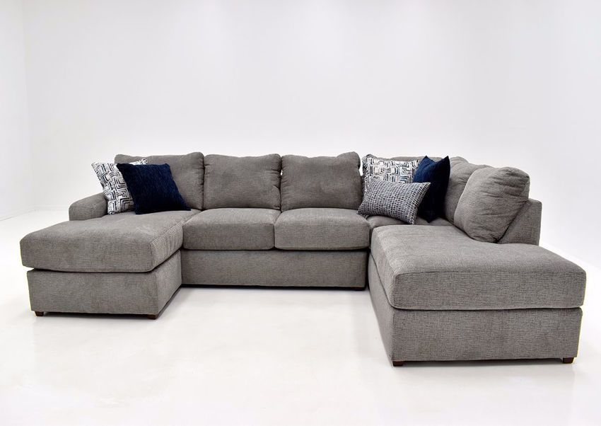 Flamenco Double Chaise Sectional Sofa – Gray | Home Furniture In Sofas With Double Chaises (View 11 of 15)