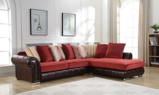 Home Furniture Red Fabric Sectional Sofa Free Combination – China Sofa,  Furniture | Made In China Within Free Combination Sectional Couches (Photo 12 of 15)