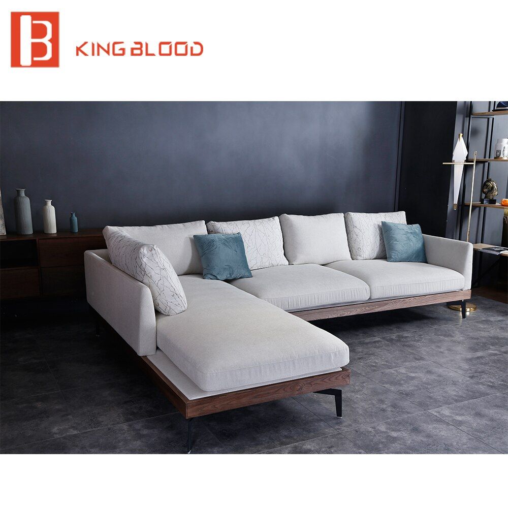L Shape Modern Wooden Designs Modern Linen Fabric Sofa Set – Living Room  Sofas – Aliexpress With Regard To Modern Linen Fabric Sofa Sets (Photo 14 of 15)
