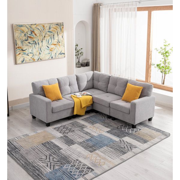 L Shaped Couch | Wayfair For Small L Shaped Sectionals (Photo 6 of 15)
