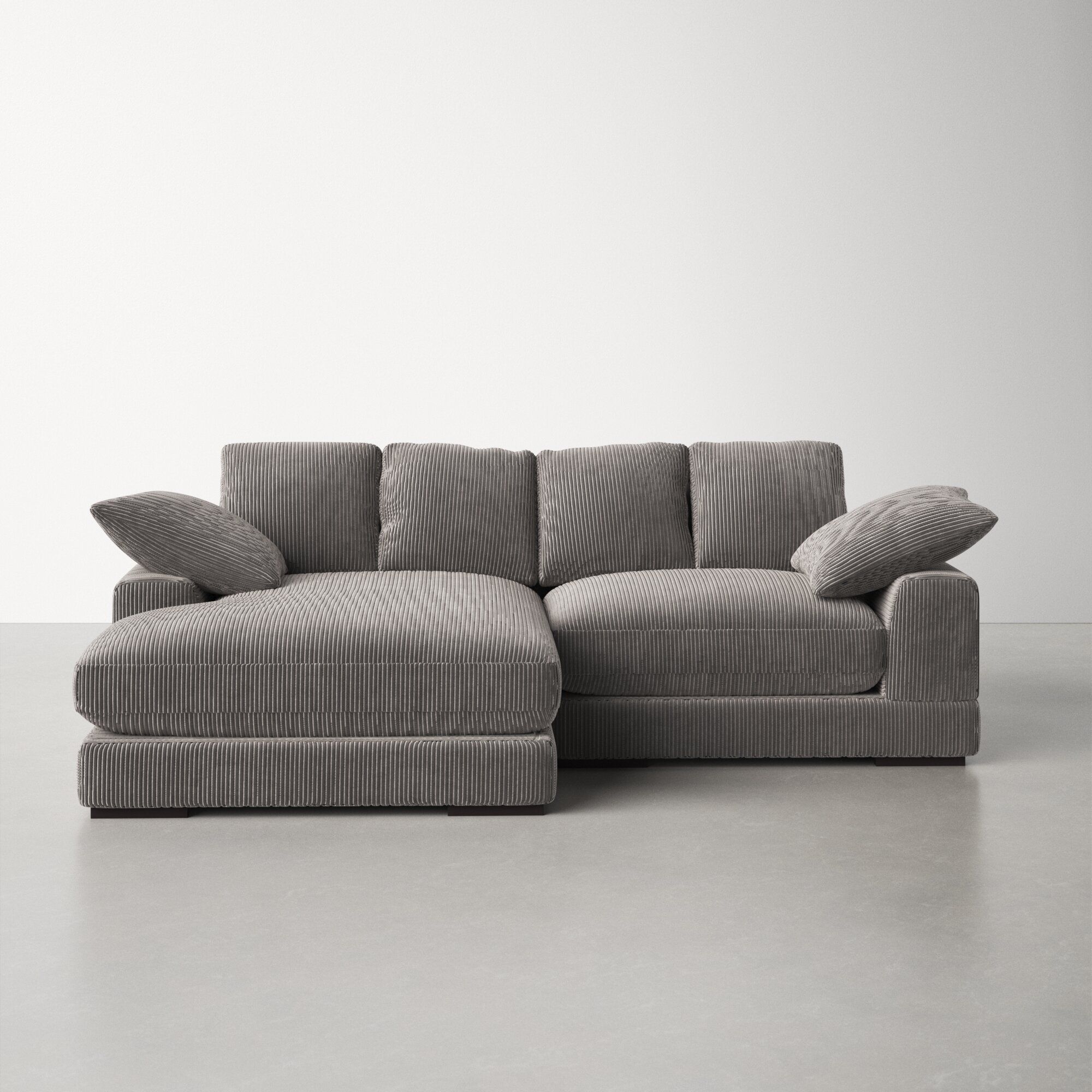 Lonsdale Reversible Chaise Sectional & Reviews | Allmodern Within Sectional Couches With Reversible Chaises (View 13 of 15)