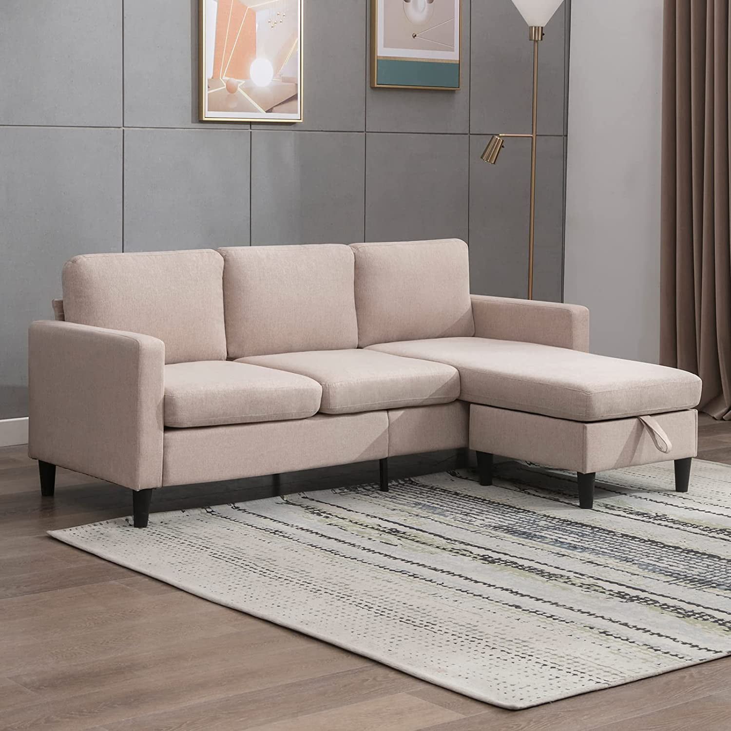 Featured Photo of Sectional Sofas With Movable Ottoman