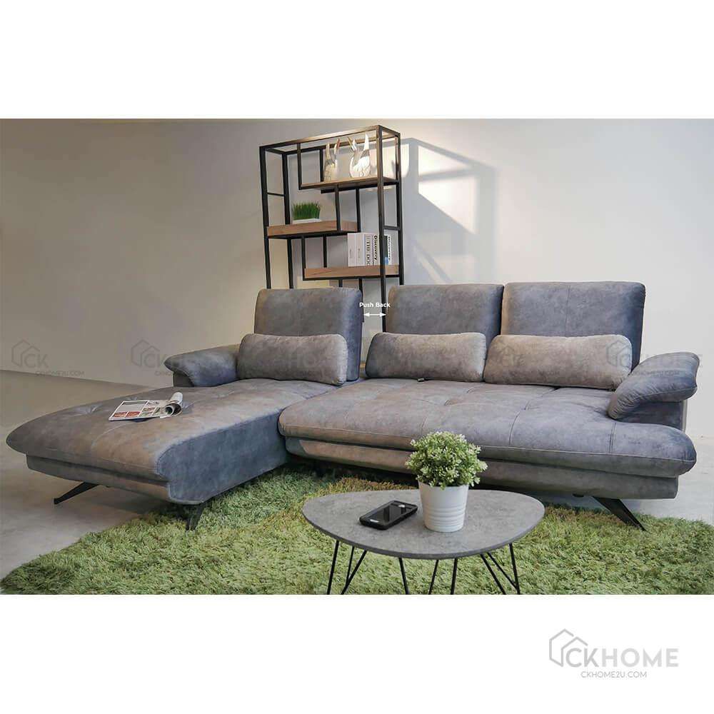 Roman Adjustable Back Rest Sofa | Ckhome2U Inside L Shaped Couches With Adjustable Backrest (View 13 of 15)