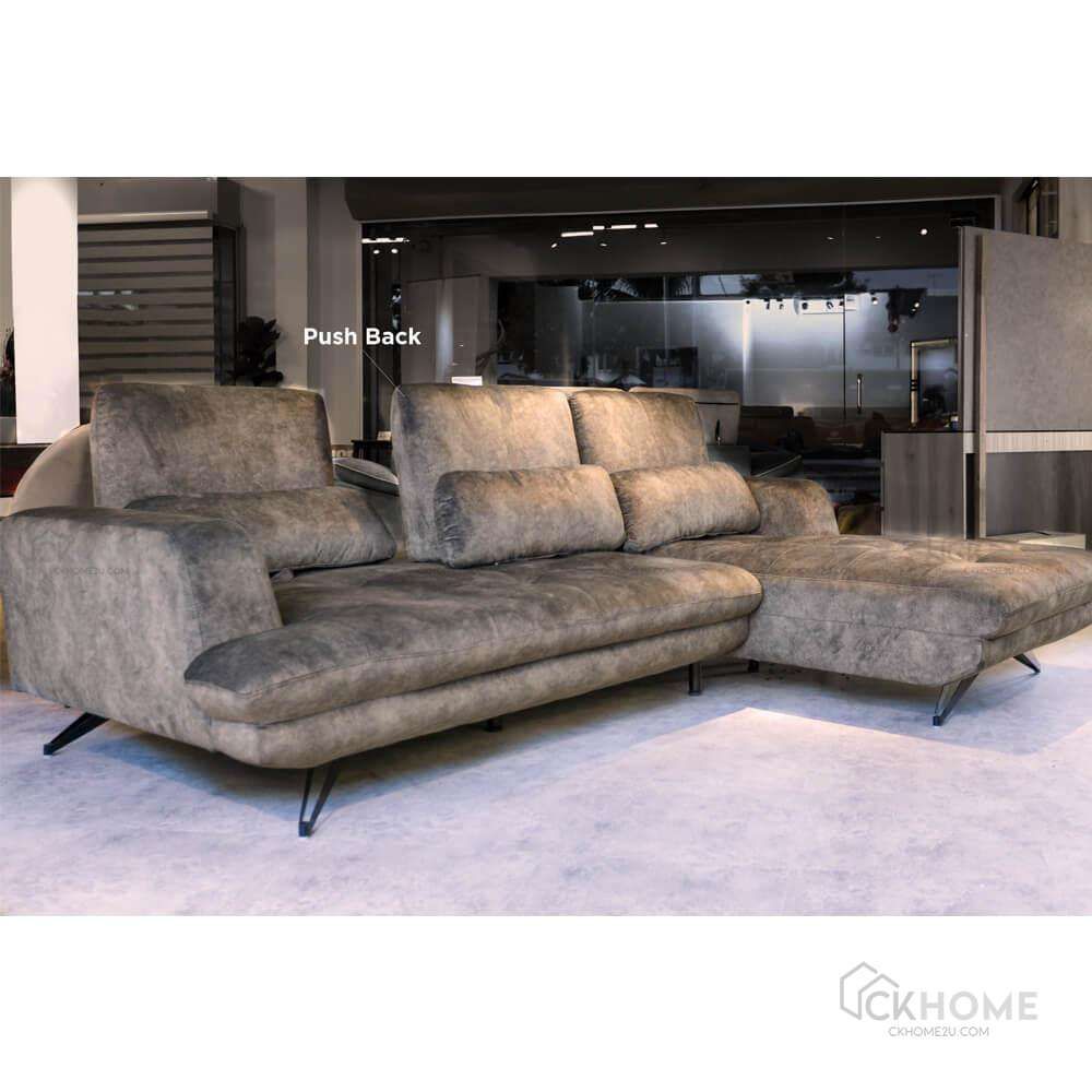 Romania Adjustable Back Rest Sofa | Ckhome2U Intended For L Shaped Couches With Adjustable Backrest (View 14 of 15)