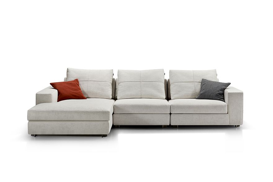 Sectional Sofa 4 Piece Len Practical Adjustable Backrest For L Shaped Couches With Adjustable Backrest (View 10 of 15)