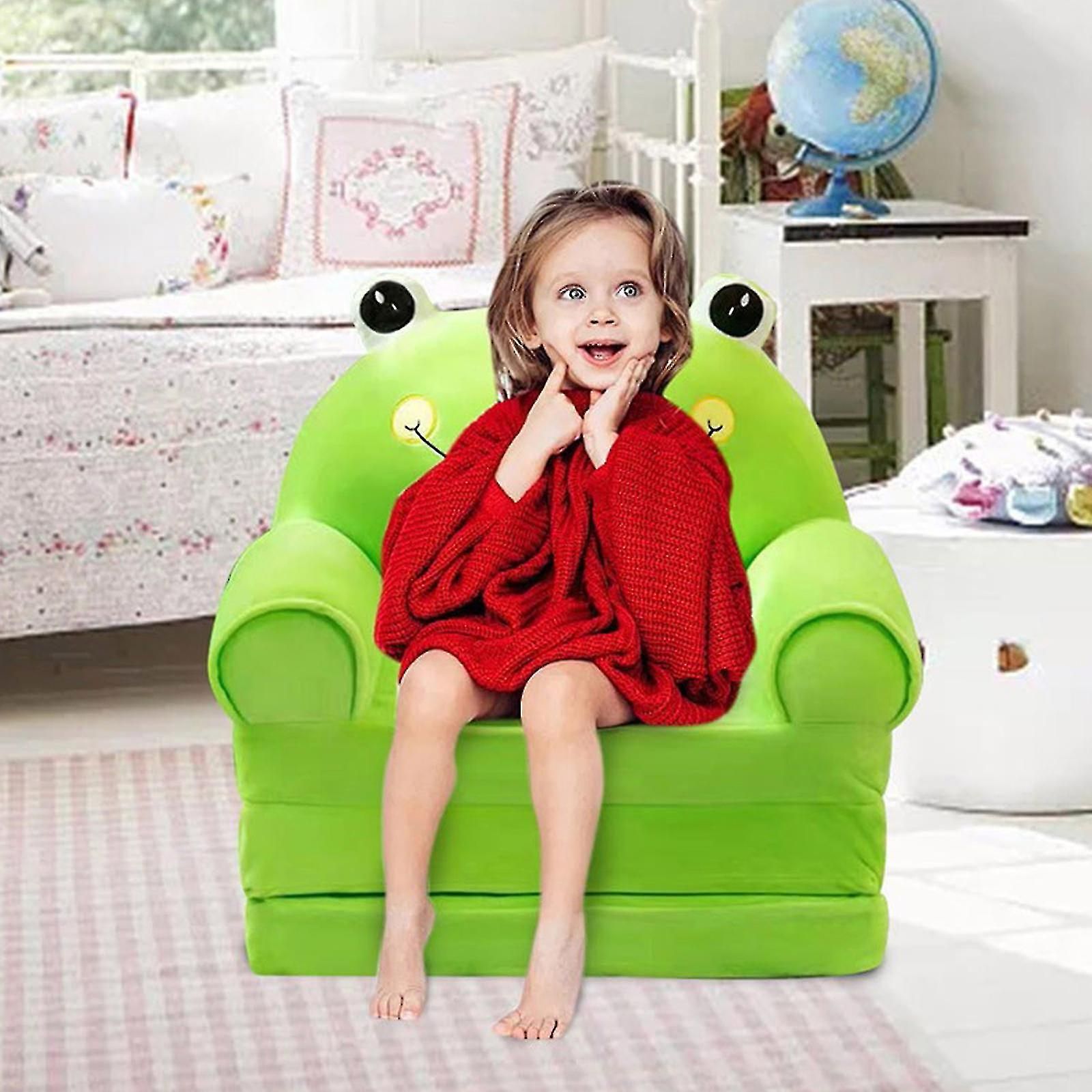 2 In 1 Foldable Plush Foldable Kids Sofa Backrest Armchair Children Sofa  Cute High Quality(Without Liner Filler ) | Fruugo Bh With 2 In 1 Foldable Sofas (View 6 of 15)