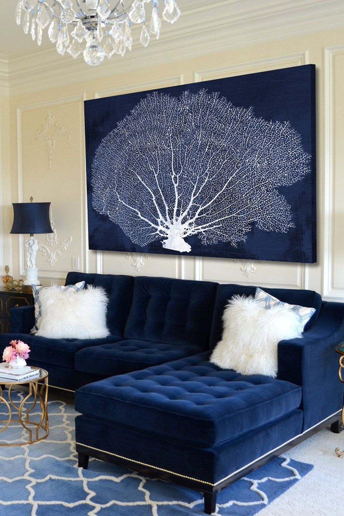 25 Stunning Blue Velvet Sofa Living Room Ideas | Blue And White Living  Room, Blue Couch Living, Blue Couch Living Room Pertaining To Sofas In Blue (Photo 1 of 15)