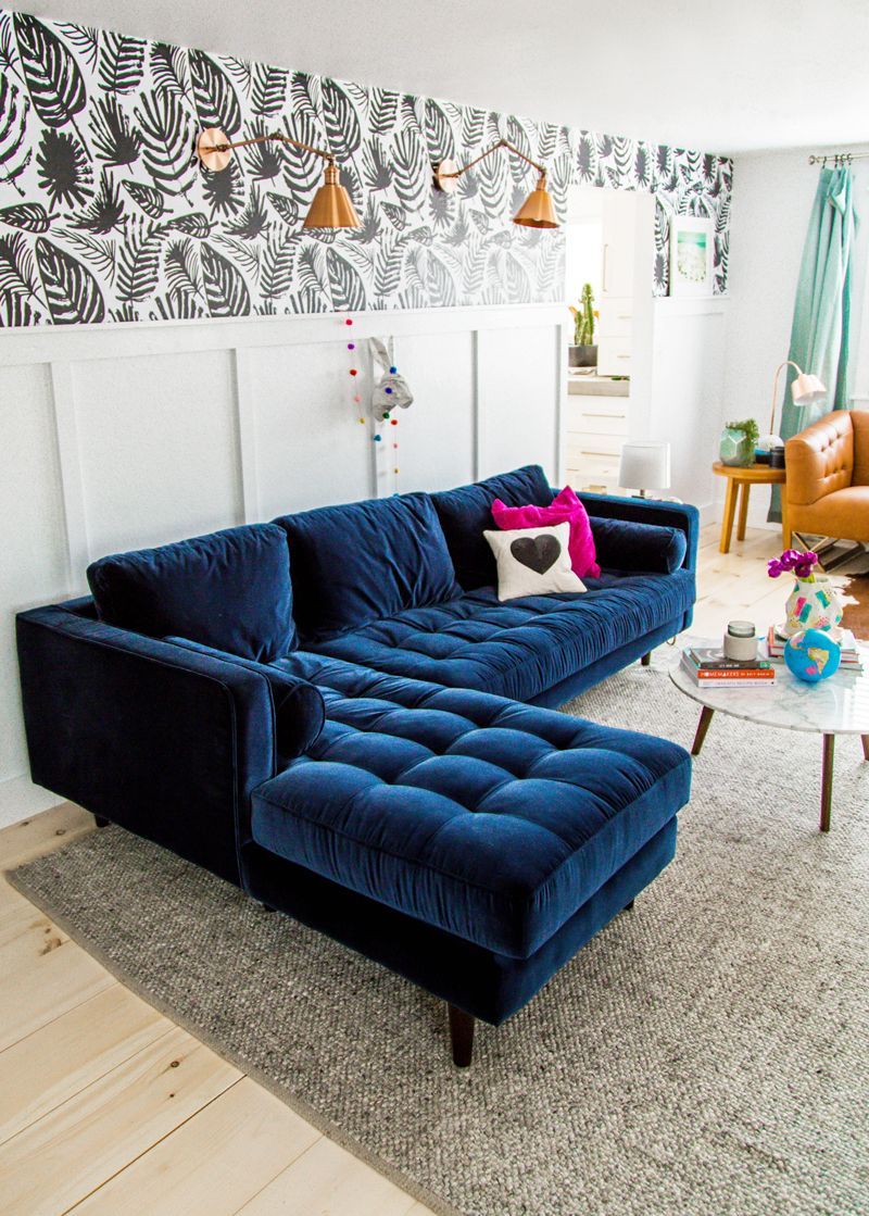 25 Stunning Blue Velvet Sofa Living Room Ideas | Blue Couch Living Room, Blue  Sofa Living, Blue Sofas Living Room Throughout Sofas In Blue (Photo 15 of 15)