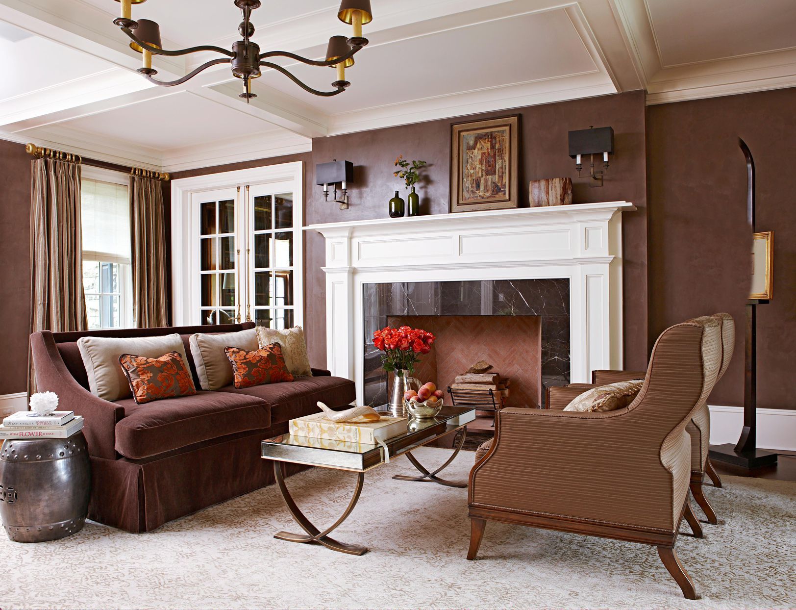 28 Brown Couch Ideas For Living Rooms Pertaining To Sofas In Chocolate Brown (Photo 7 of 15)