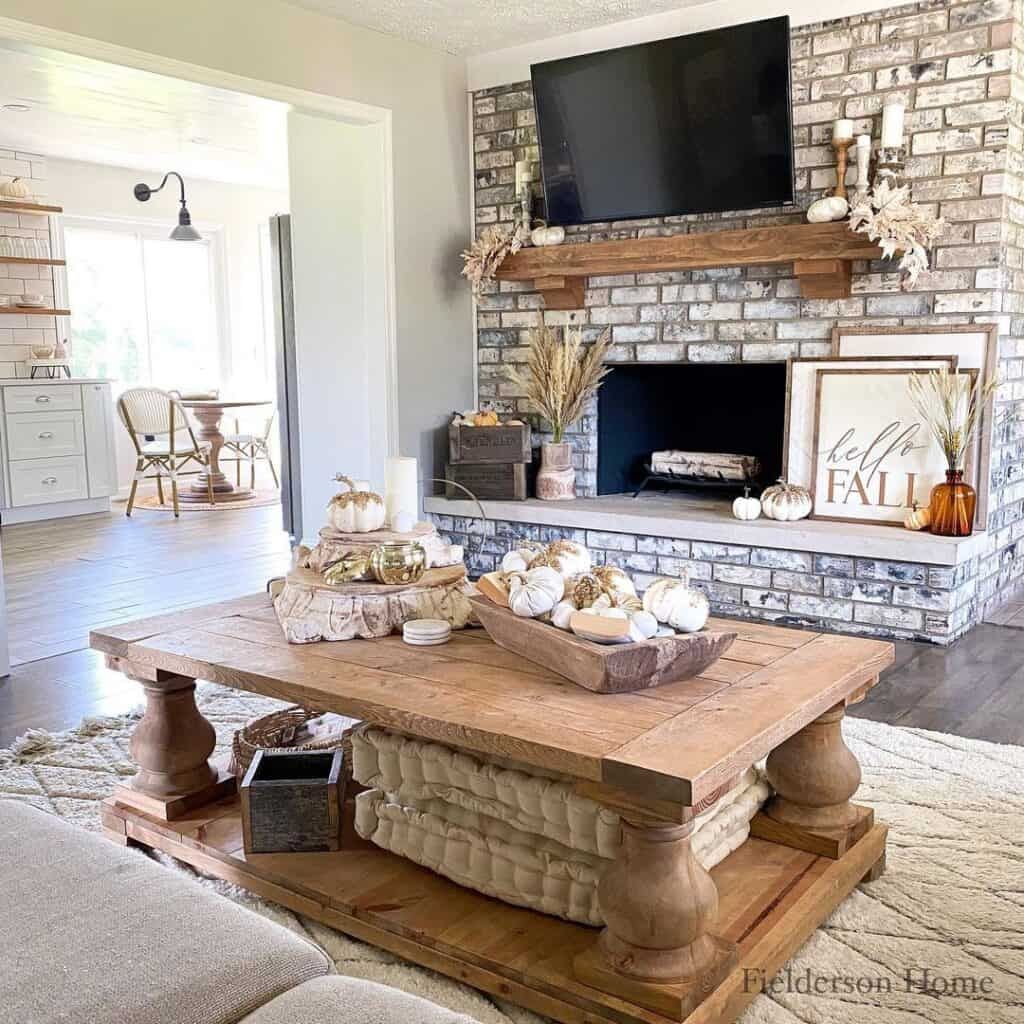 39 Farmhouse Coffee Tables To Define Your Style & Living Space Pertaining To Modern Farmhouse Coffee Table Sets (Photo 8 of 15)