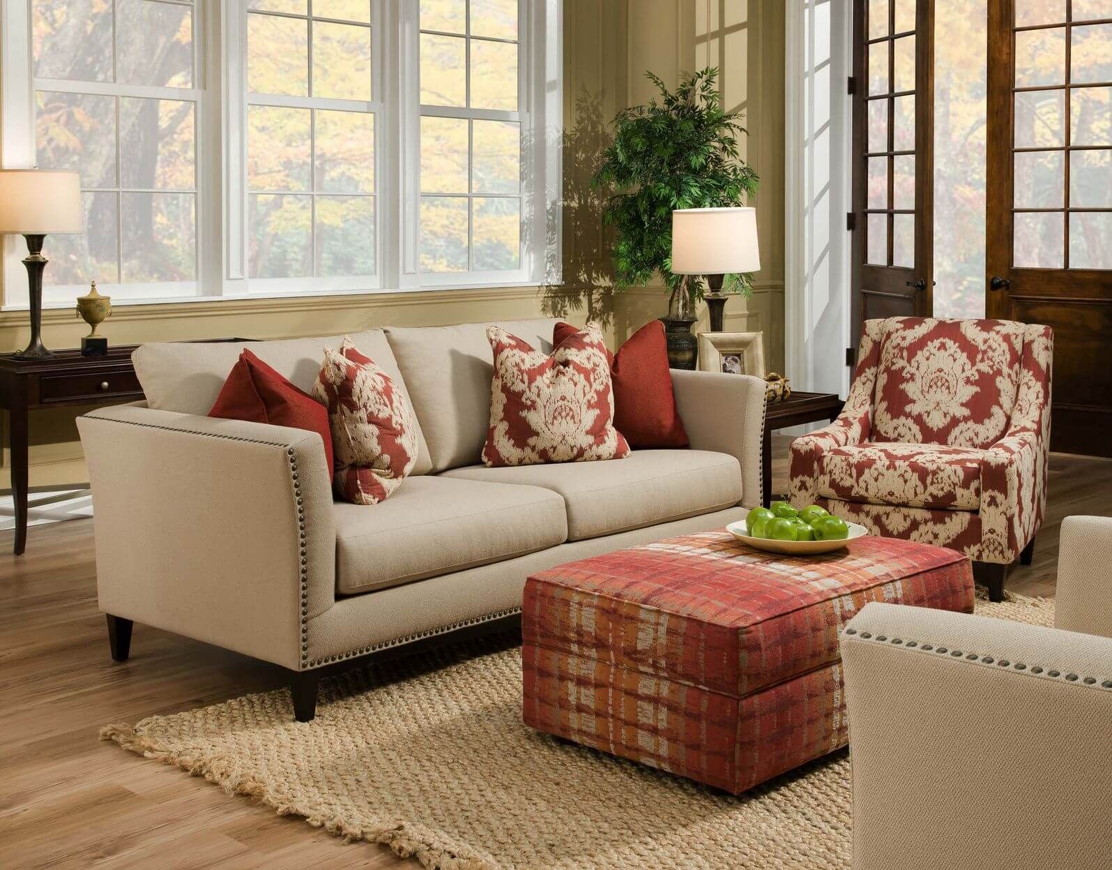 Featured Photo of Sofas With Ottomans in Brown