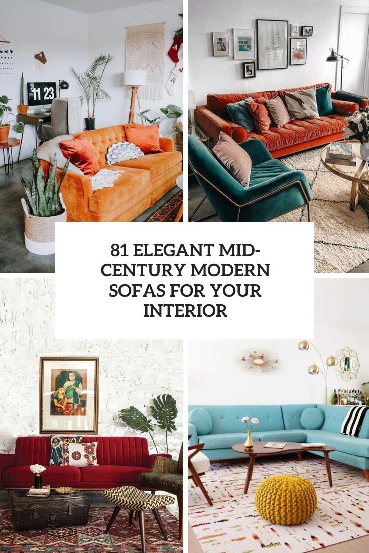 81 Elegant Mid Century Modern Sofas For Your Interior – Digsdigs Throughout Mid Century Modern Sofas (Photo 8 of 15)