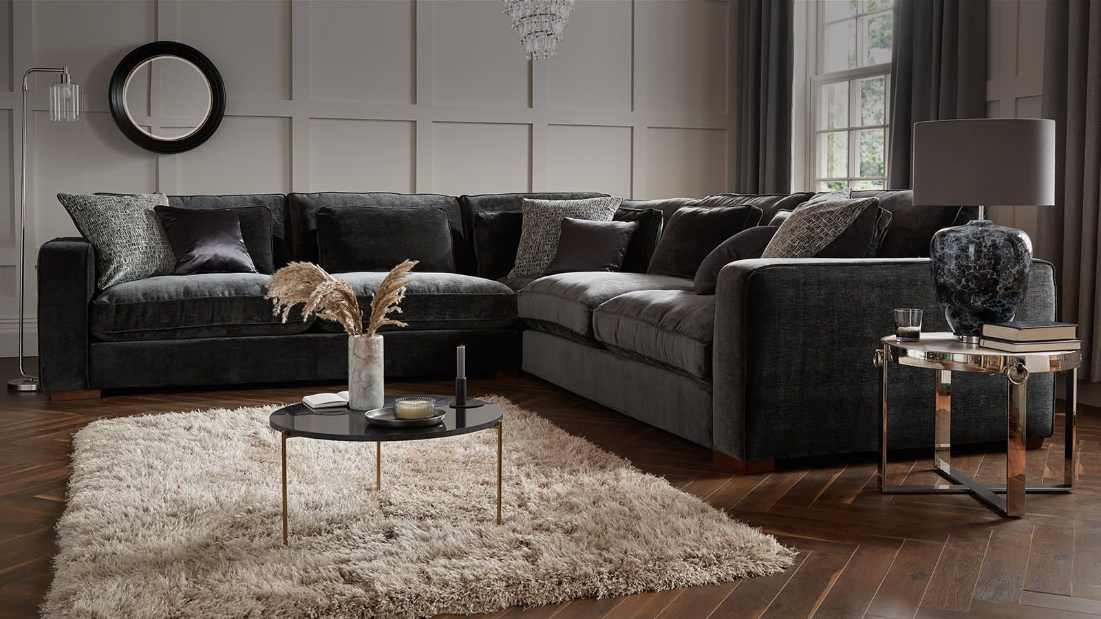 A Buying Guide For Corner Sofas | Sofology Throughout Microfiber Sectional Corner Sofas (Photo 5 of 15)