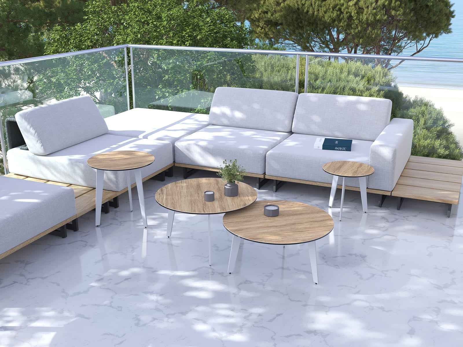 Akante Ct908Cc : Outdoor Coffee Table Tosca Ronde Outdoor Within Modern Outdoor Patio Coffee Tables (View 2 of 15)