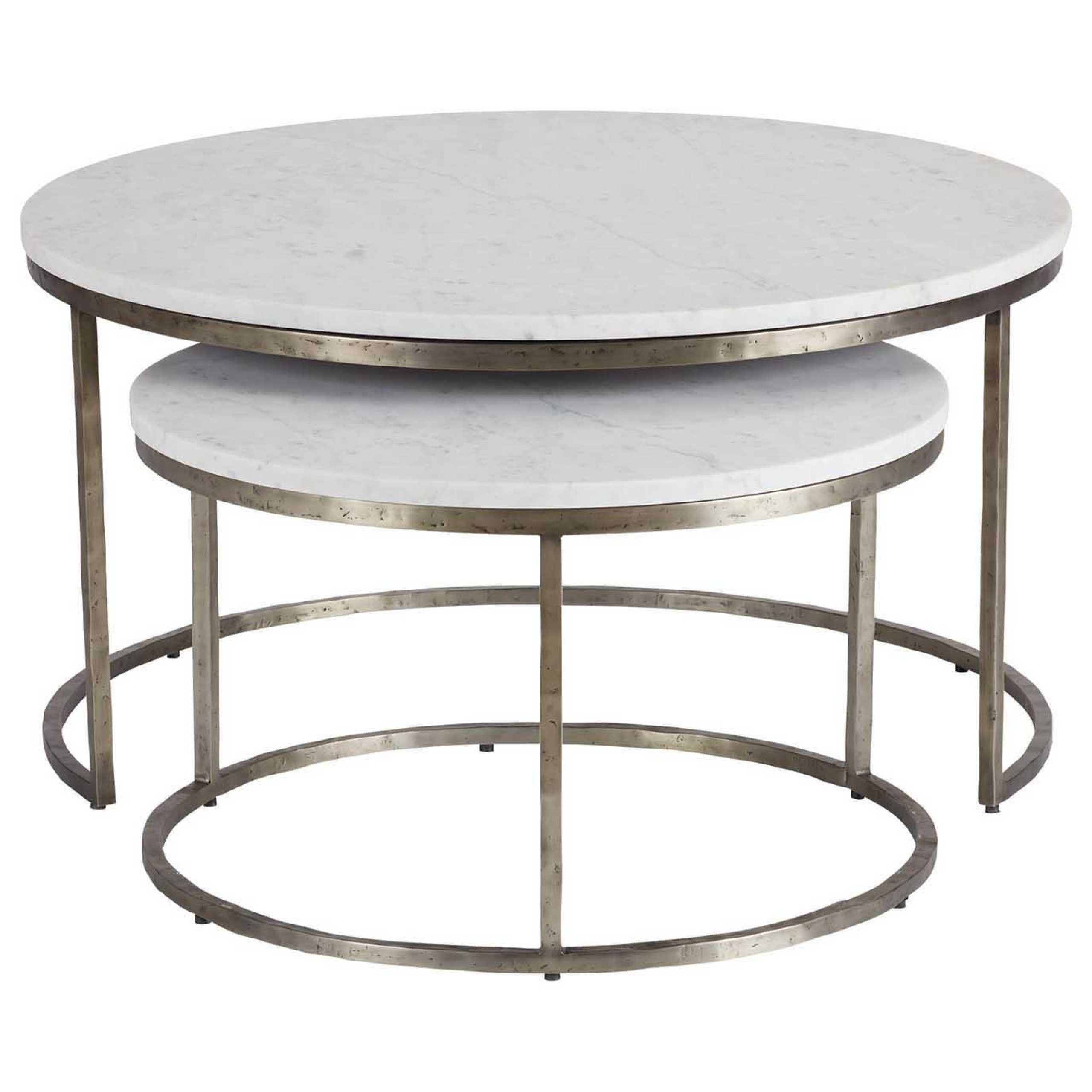 Bayliss Marble Top Coffee Table | Nesting Table | Ethan Allen For Nesting Coffee Tables (View 15 of 15)