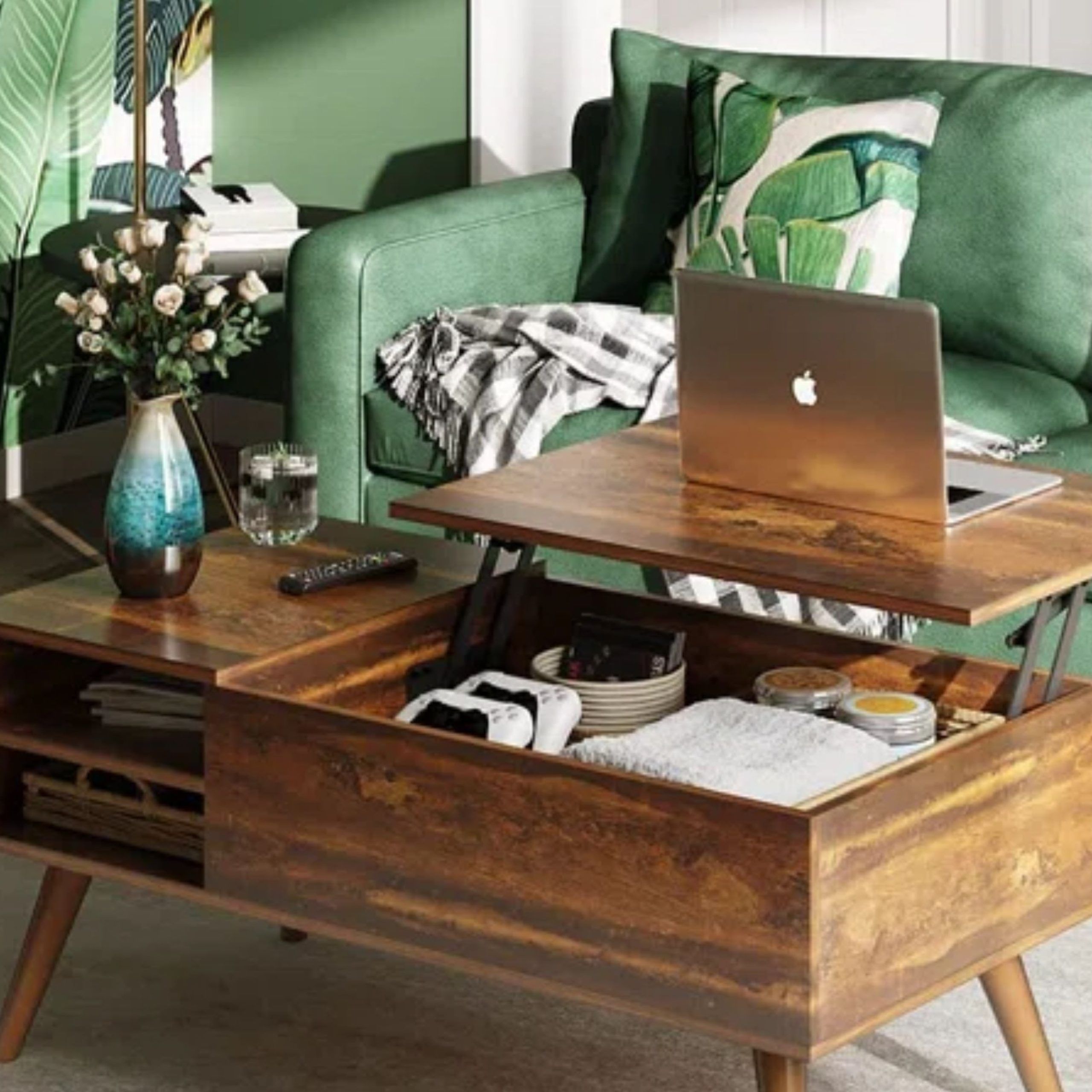 Best Lift Top Coffee Tables: 14 Buys Perfect For Small Spaces | Real Homes Regarding Lift Top Coffee Tables With Shelves (View 11 of 15)