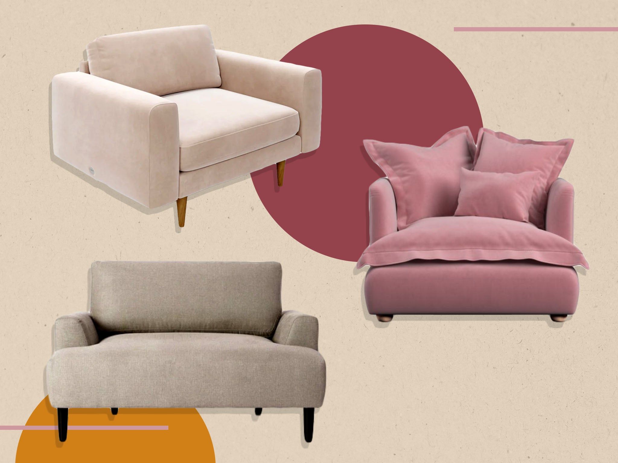 Best Love Seats 2023: Dusk, Loaf And More Reviewed | The Independent With Small Love Seats In Velvet (View 8 of 15)