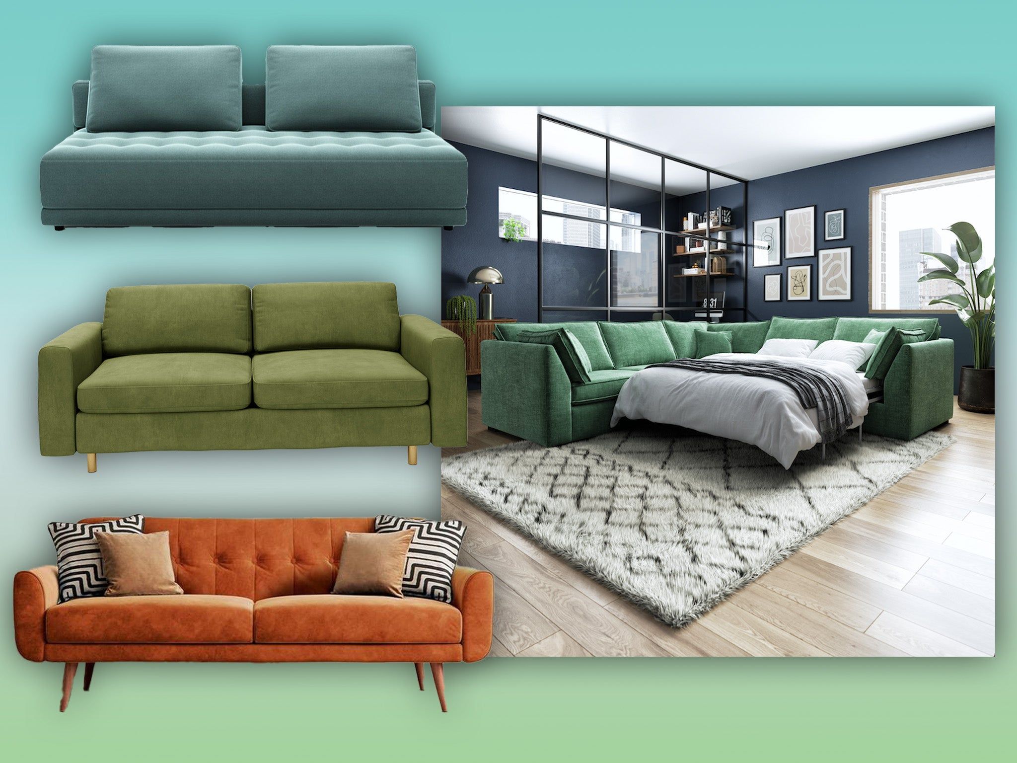 Best Sofa Beds 2023: Cheap, Corner And Space Saving Options | The  Independent Throughout 2 In 1 Foldable Children'S Sofa Beds (Photo 14 of 15)