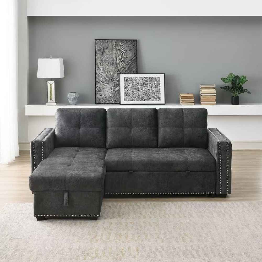 Black Right Facing Sectional Sofas – Bed Bath & Beyond Inside Right Facing Black Sofas (Photo 14 of 15)