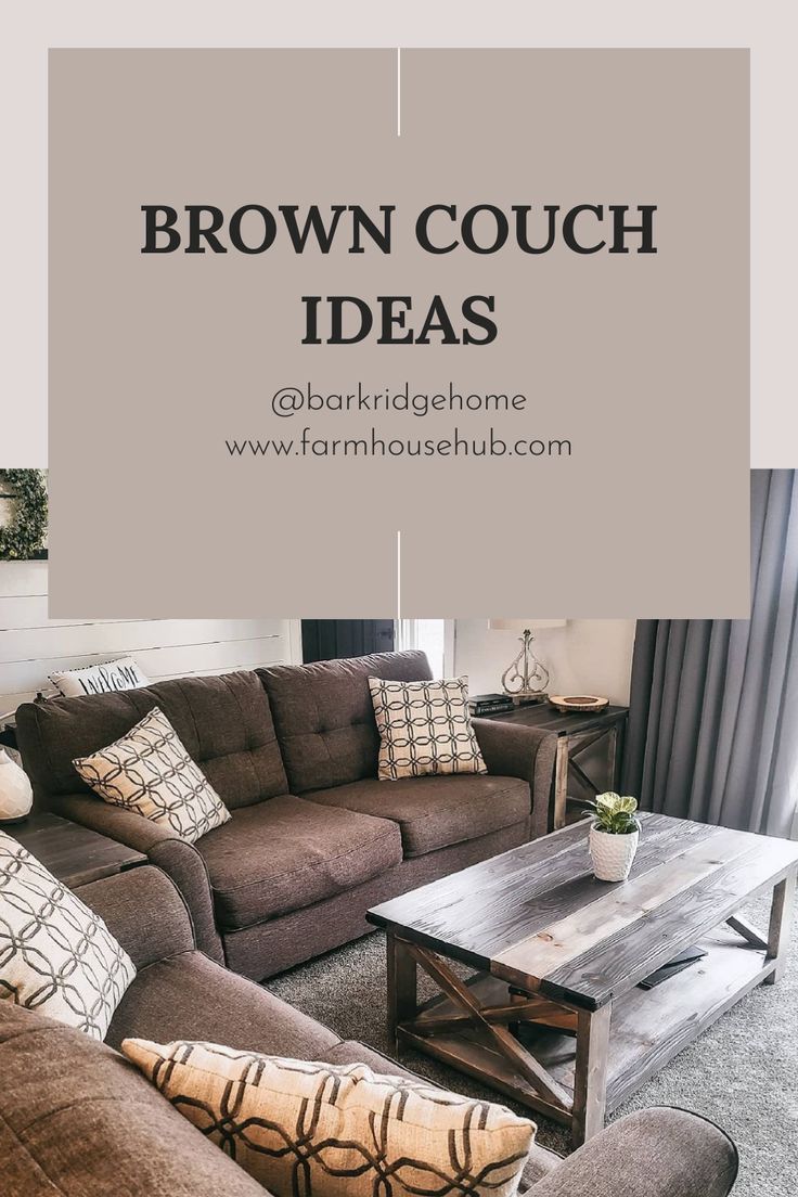 Brown Couch Ideas | Brown Leather Sofa Living Room, Dark Brown Couch Living  Room, Brown Couch Living Room With Regard To Sofas In Chocolate Brown (View 13 of 15)