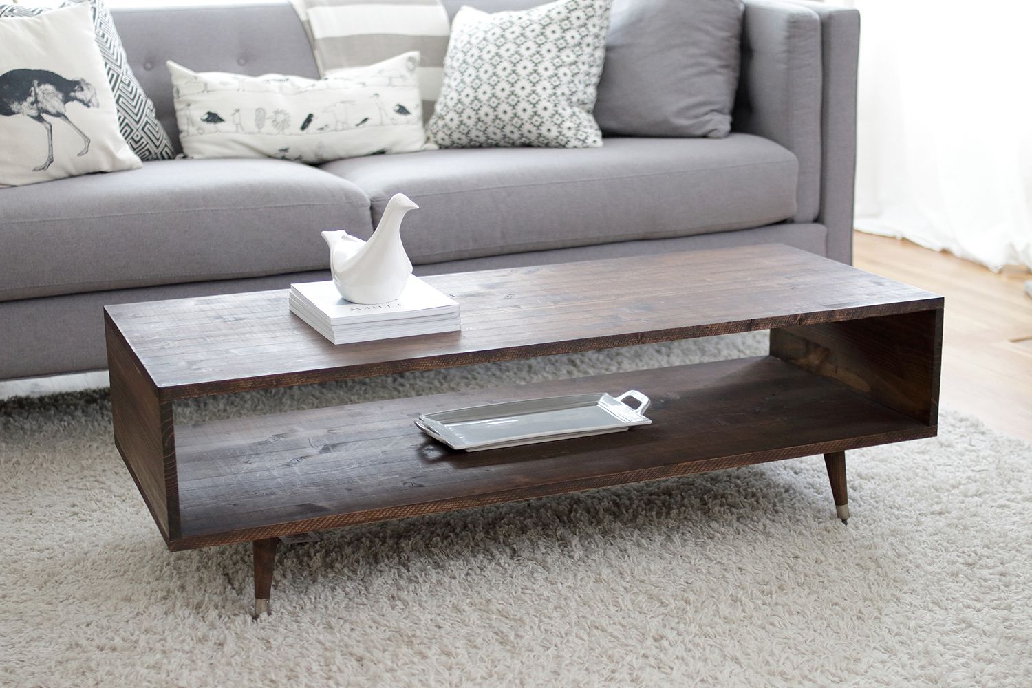 Build Your Own Mid Century Modern Coffee Table For $60 – Bay On A Budget With Regard To Mid Century Modern Coffee Tables (View 14 of 15)