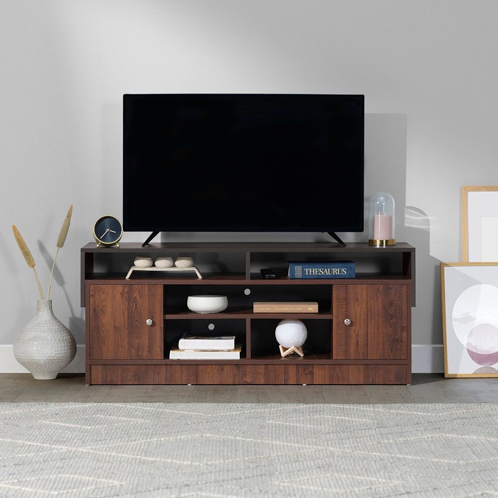 Buy Engineered Wood Tv Unit With Storage & Cabinet | Sleepyhead Regarding Media Entertainment Center Tv Stands (Photo 15 of 15)
