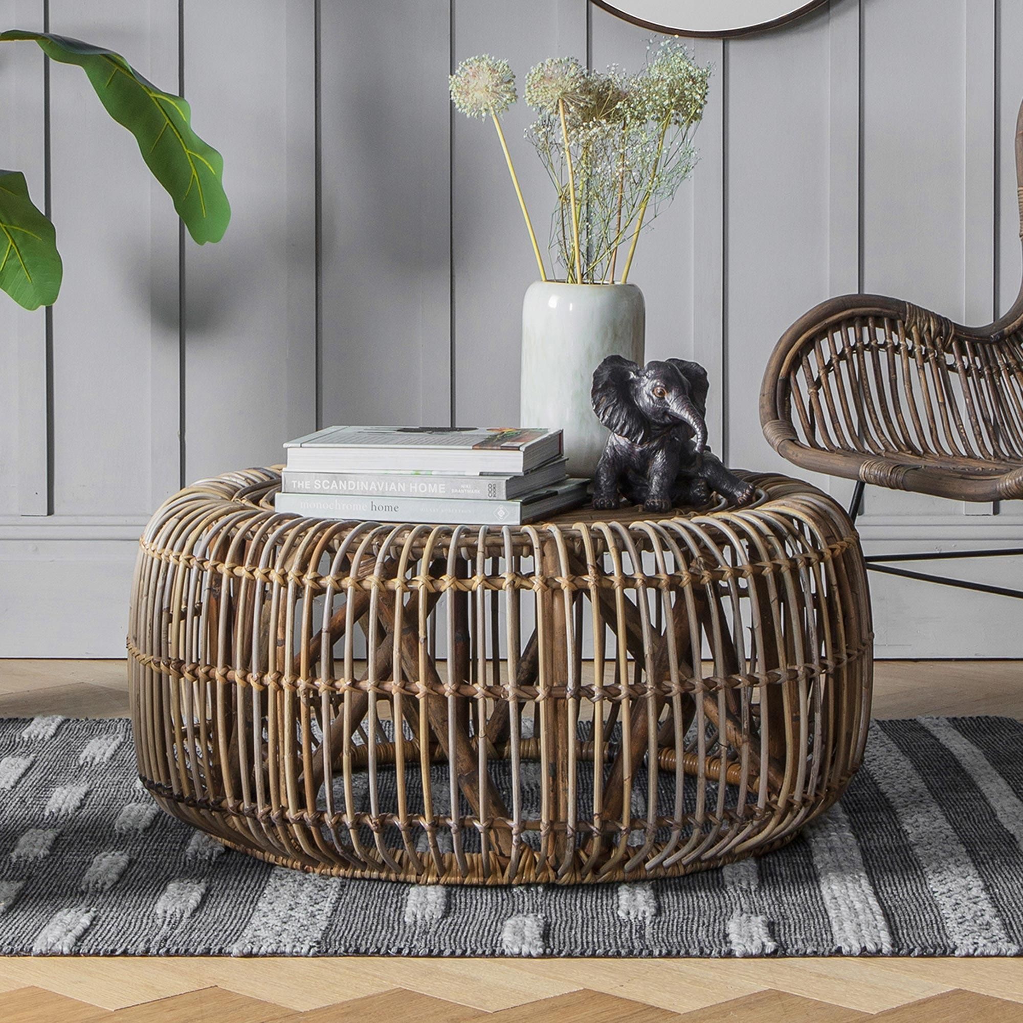 Cateline Coffee Table | Rattan Coffee Table | Wooden Coffee Table Pertaining To Rattan Coffee Tables (Photo 9 of 15)
