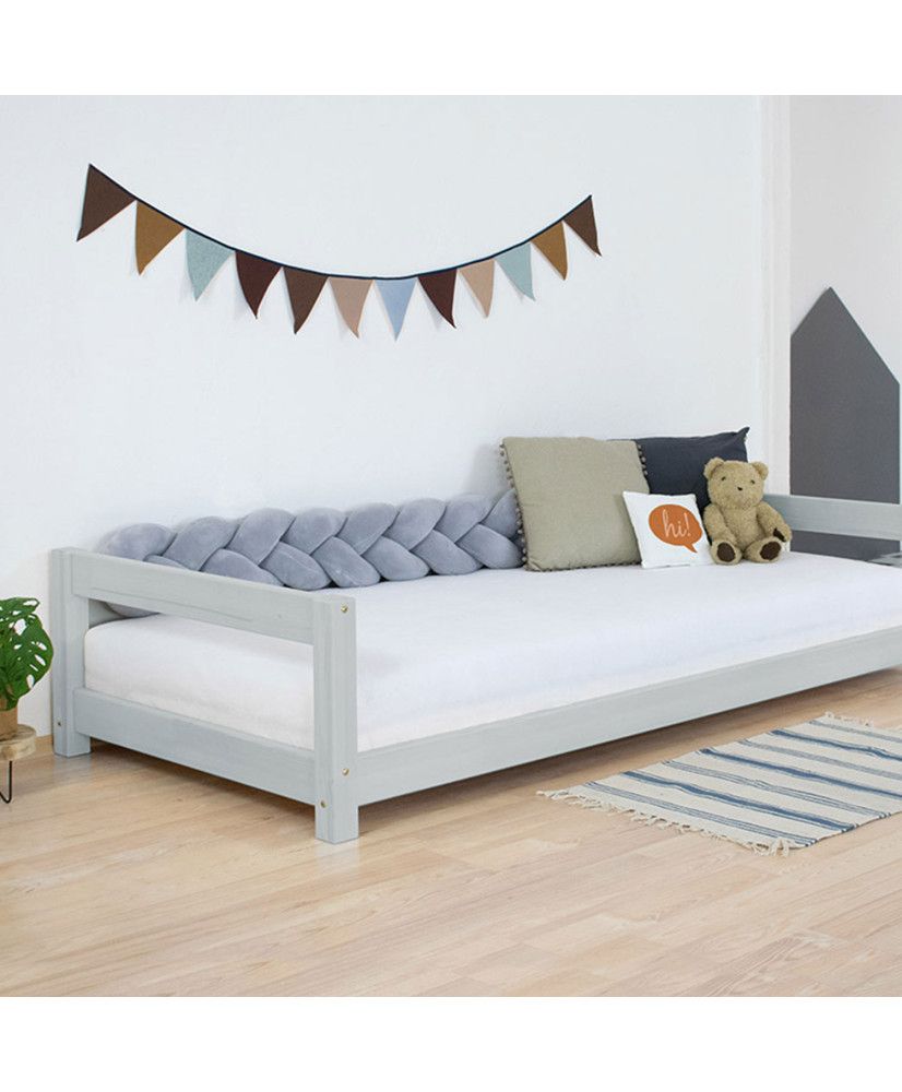Children'S Bed Kiddy 90 X 200 Light Grey Throughout Children&#039;S Sofa Beds (View 10 of 15)