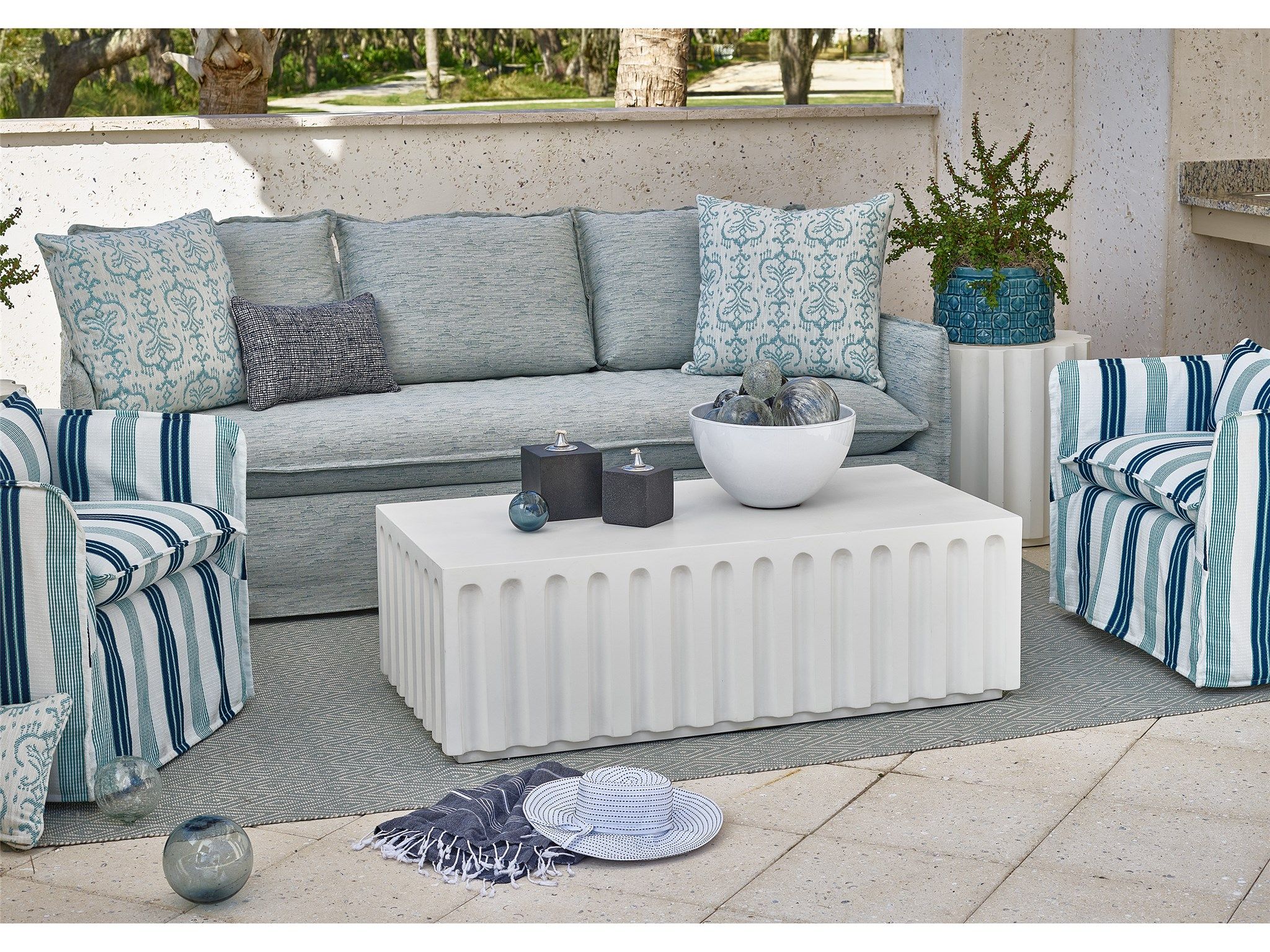 Coastal Living Outdoor Edisto Cocktail Table | Universal Furniture In Gray Coastal Cocktail Tables (Photo 1 of 15)