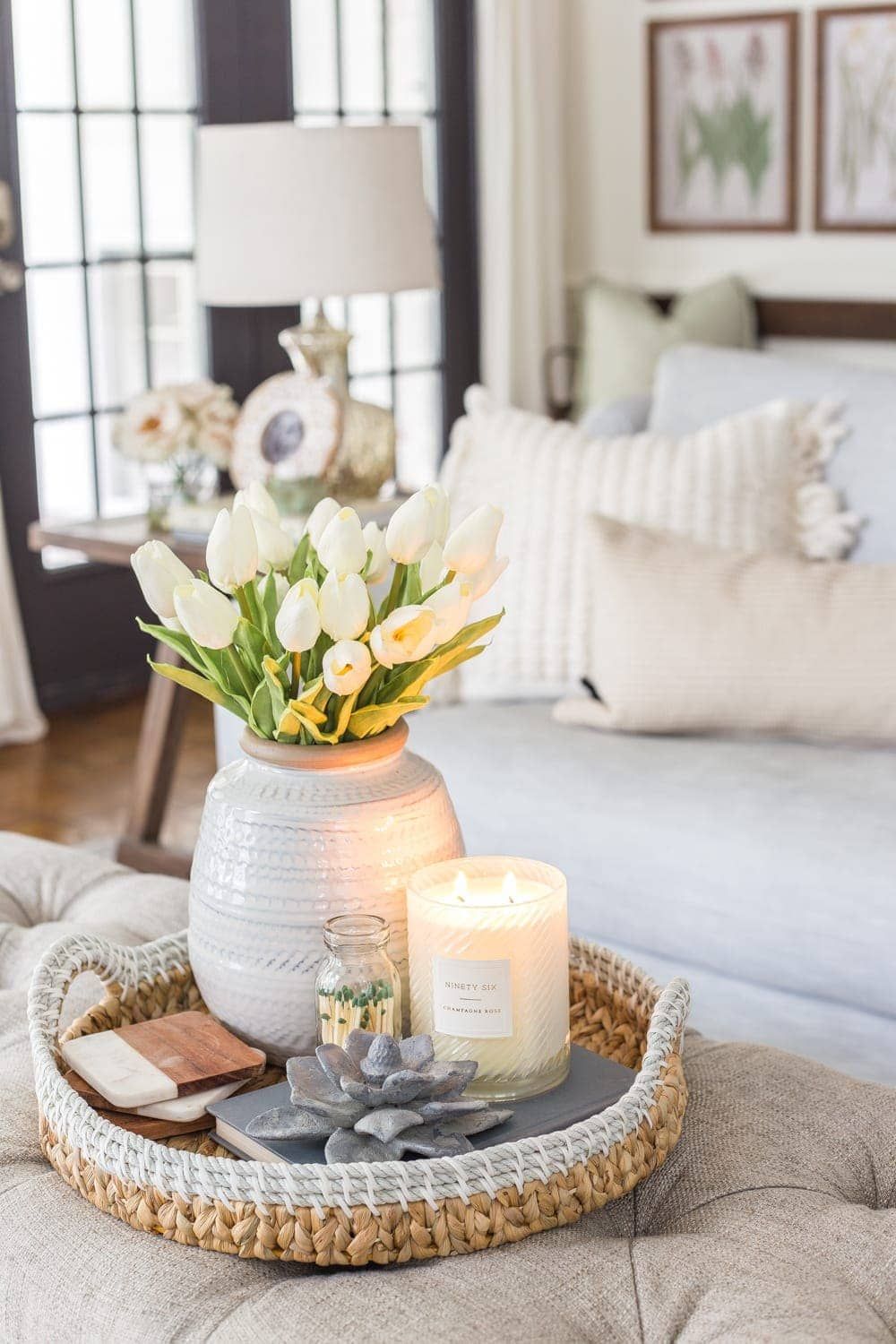 Coffee Table Decor Ideas And How To Style Them – Bless'Er House Regarding Coffee Tables With Trays (View 14 of 15)