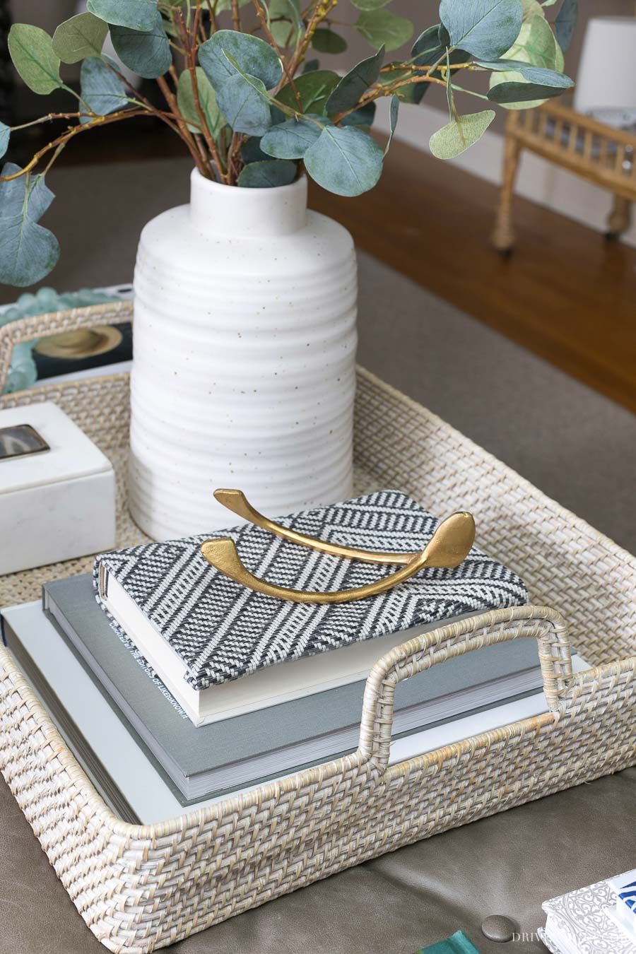 Coffee Table Decor Ideas: My Styling Tips & Ideas! – Drivendecor In Coffee Tables With Trays (Photo 9 of 15)