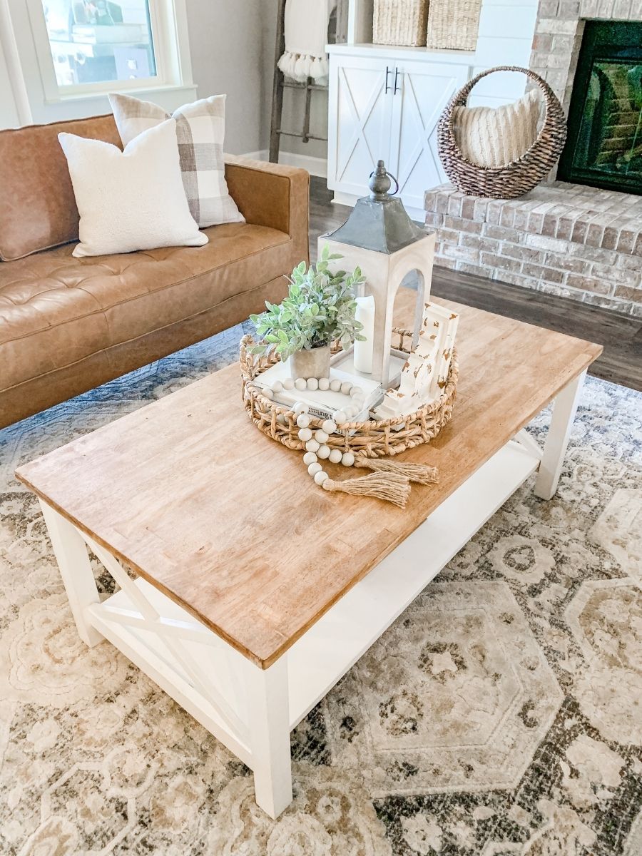 Coffee Table Decor – Remington Ranch Farmhouse Intended For Living Room Farmhouse Coffee Tables (View 14 of 15)