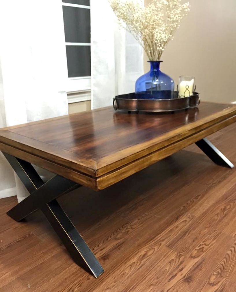 Coffee Table Redesign | General Finishes Design Center Regarding Espresso Wood Finish Coffee Tables (Photo 5 of 15)