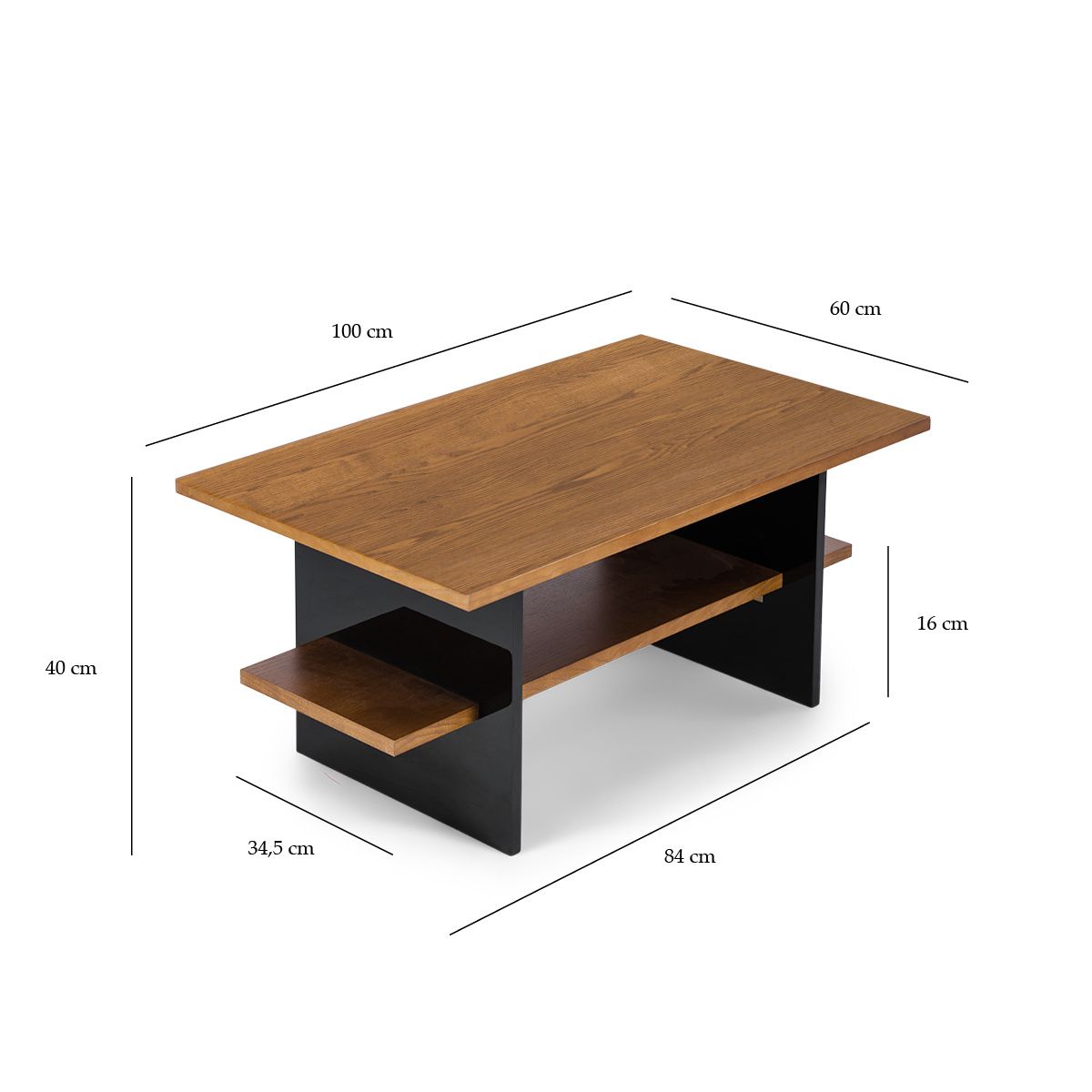 Coffee Table With Iroko Finish – Orso – The Socialite Family For Studio 350 Black Metal Coffee Tables (View 12 of 15)