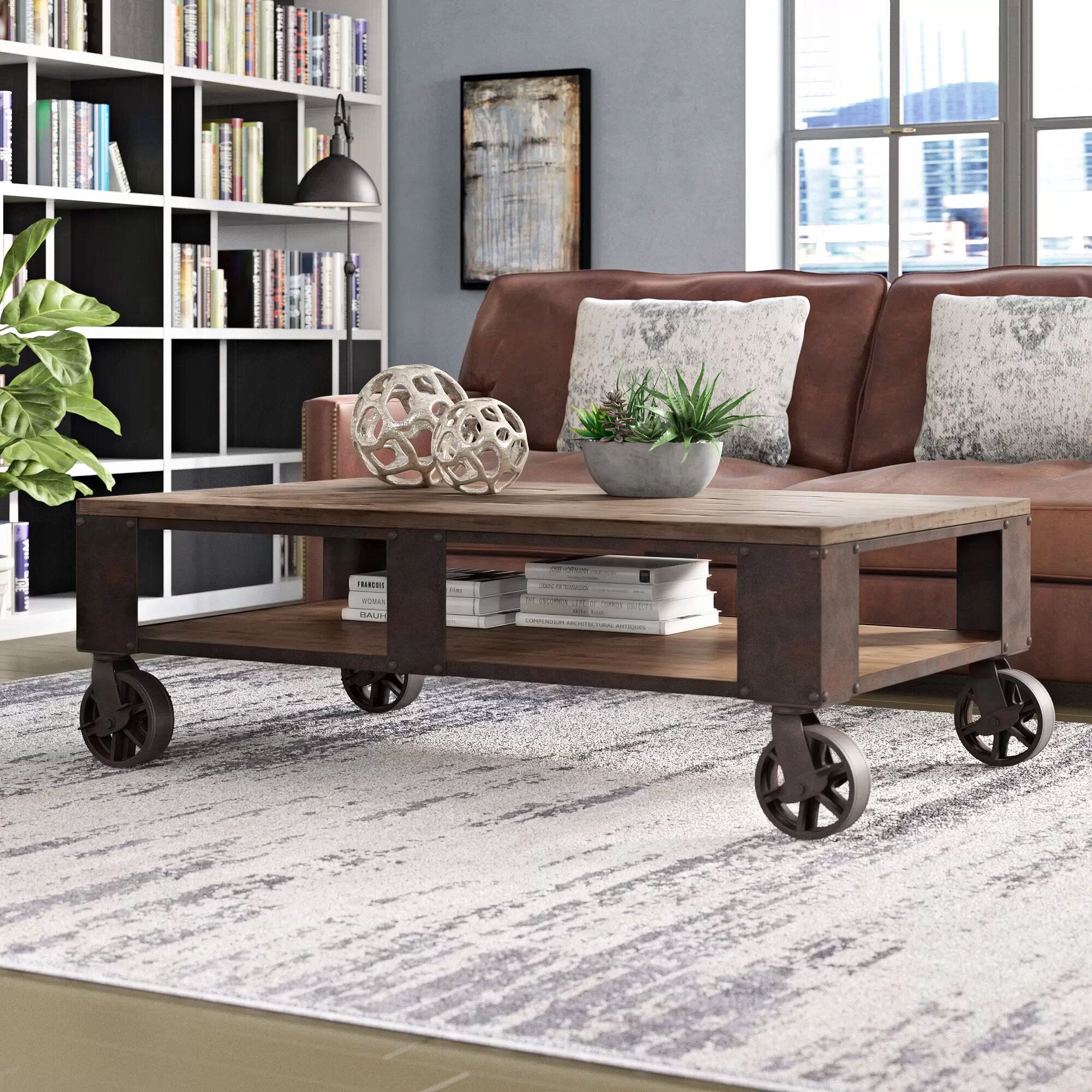 Coffee Table With Wheels – Foter Intended For Coffee Tables With Casters (View 4 of 15)