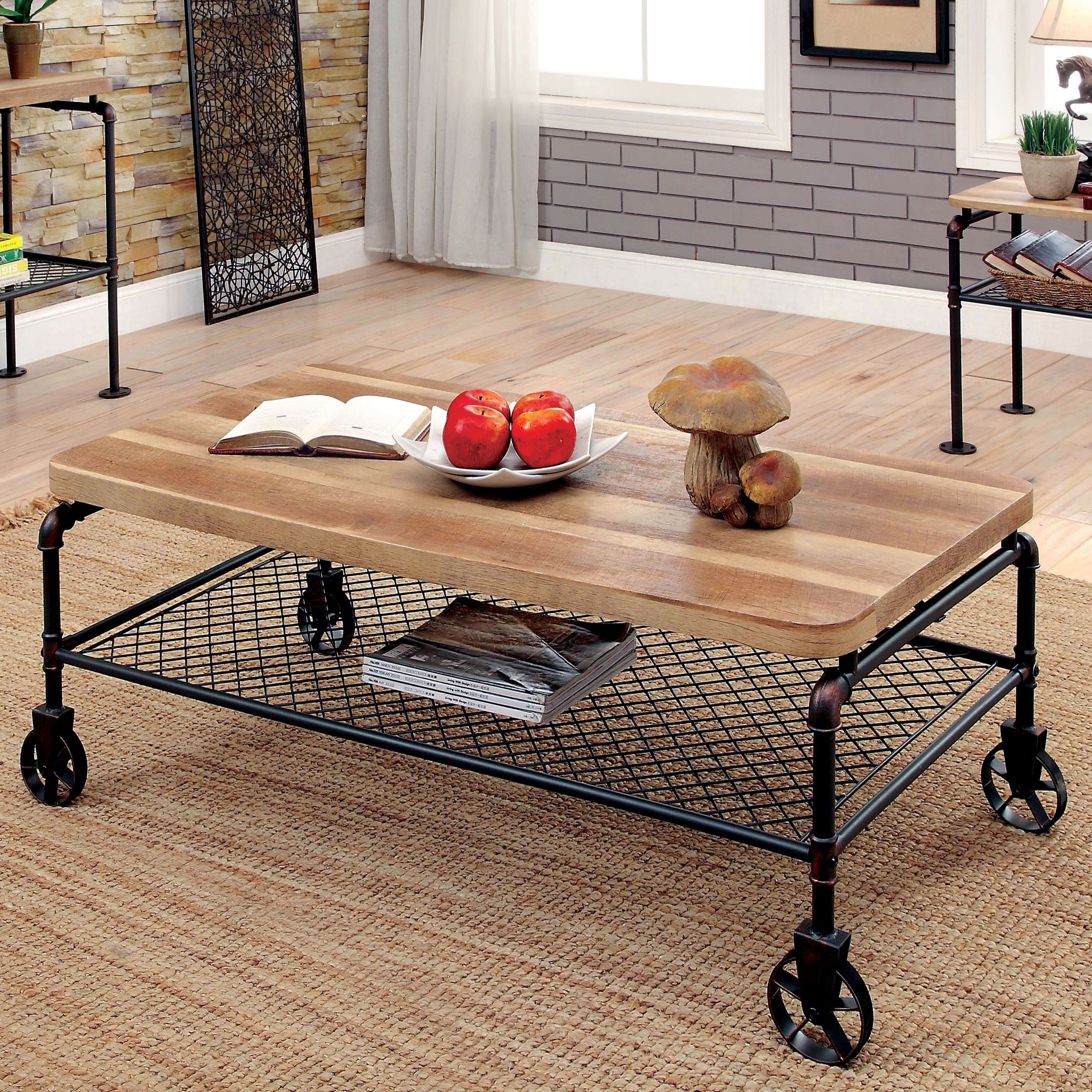 Coffee Table With Wheels – Foter Pertaining To Coffee Tables With Casters (View 11 of 15)