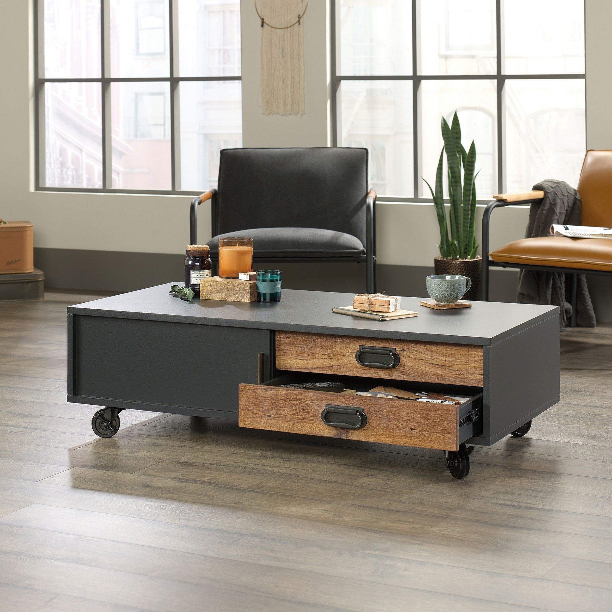 Coffee Table With Wheels – Foter Within Coffee Tables With Casters (View 6 of 15)