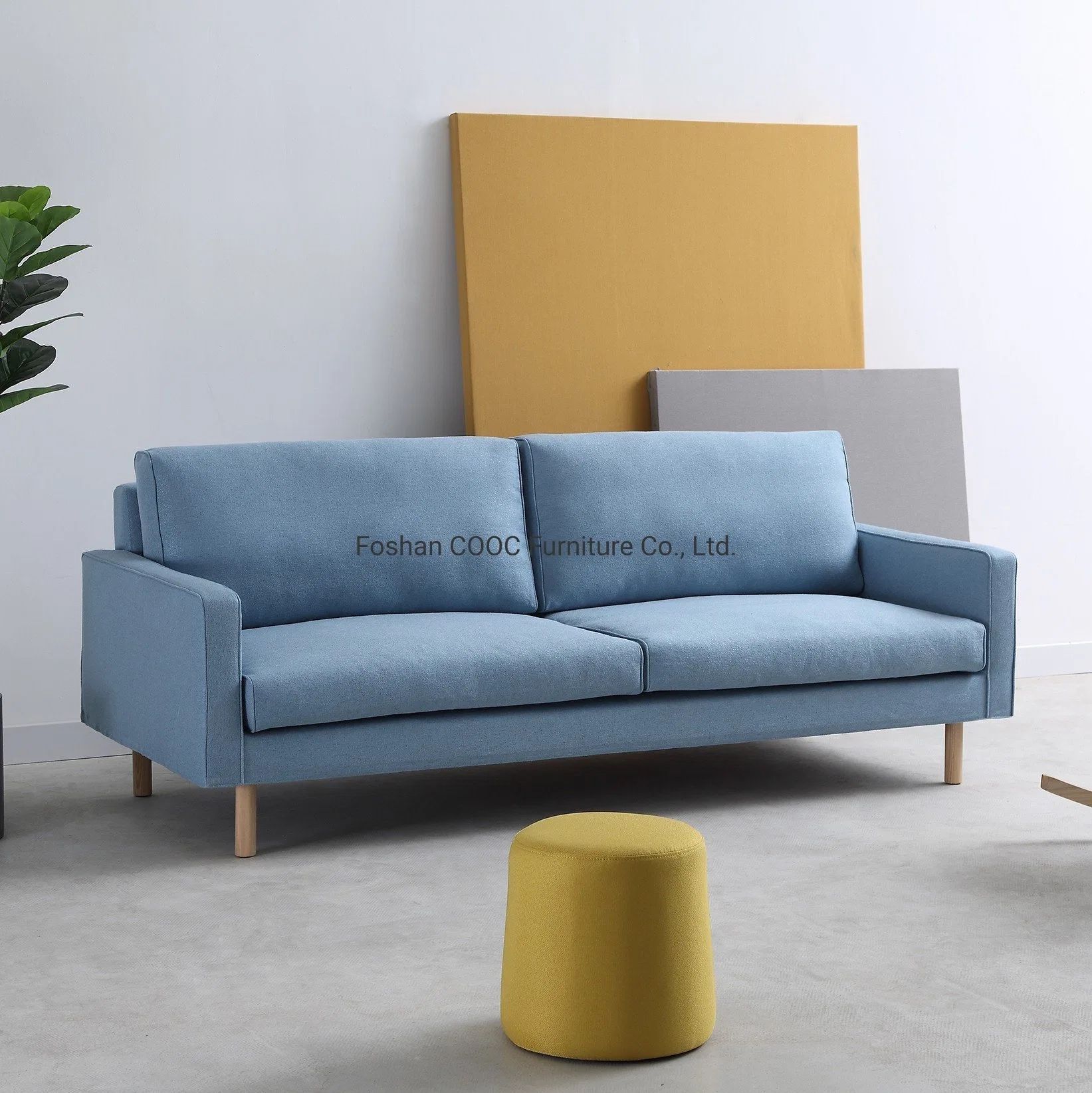 Cooc Best Chinese Wholesale Nordic Design Blue Linen Couches Sofa Set Modern  Fabric Sofa Apartment Living Room Home Furniture – China Sofa, Fabric Sofa  | Made In China With Regard To Modern Blue Linen Sofas (Photo 11 of 15)